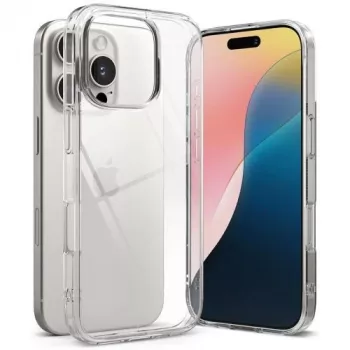 Ringke Fusion Clear Case for iPhone 16 Pro Max – Skaidrus Hibridinis Apsauginis Dėklas