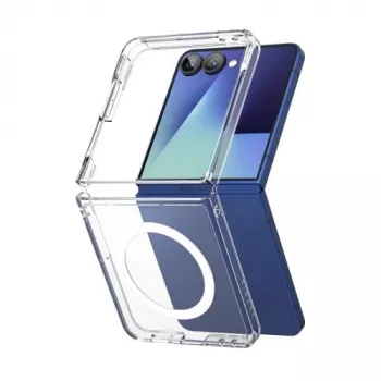 Ringke Galaxy Z Flip 7 Dėklas Fusion Magnetic Skaidrus