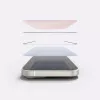 Ringke iPhone 15/16 ekrano apsauginis stiklas Privacy Tempered Glass 9H su montavimo rėmeliu Skaidrus