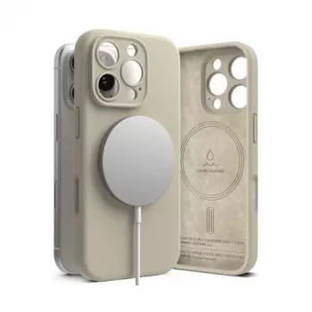 Ringke iPhone 16 Pro Dėklas Silikoninis Magnetinis Stone