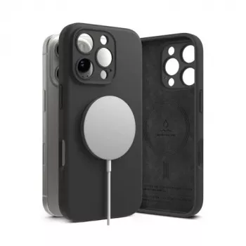 Ringke iPhone 16 Pro Max Dėklas Silikoninis Magnetinis Juodas