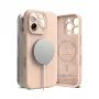Ringke iPhone 16 Pro Max Dėklas Silikoninis Magnetinis Pink Sand