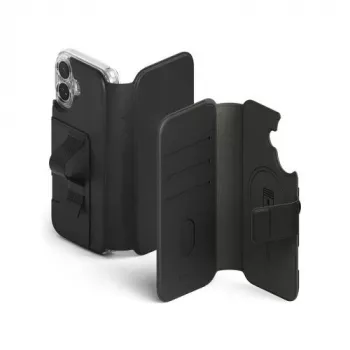 Ringke iPhone 17 Dėklas Folio Grip Wallet Magnetinis Juodas
