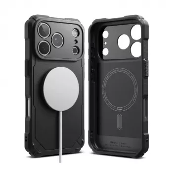 Ringke iPhone 17 Pro Max Dėklas Rugged Gear Magnetic Juodas