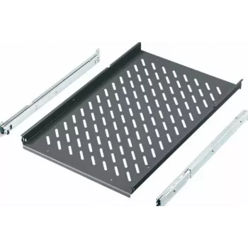 Rittal 19 colių ištraukiama lentyna TS, PC-TS, IW spintoms, 600 mm gylio, 40 kg, šiferio pilka RAL 7015 6902.960