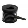 Rittal CP pakreipimo adapteris ±45° sujungimui su atramine svirtimi Ø 130 mm, lieto aliuminio, grafito pilkos RAL 7024 6206.420