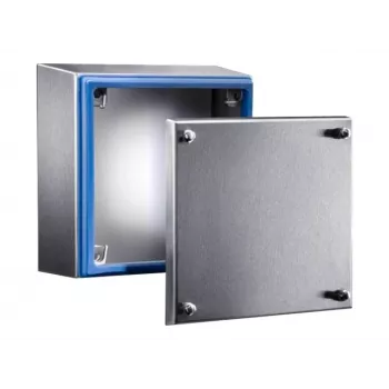 Rittal HD nerūdijančio plieno sieninis korpusas 200 x 200 x 120 mm, IP66, šlifuotas, higieninio dizaino 1672.600