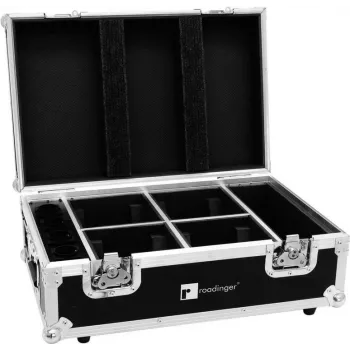 ROADINGER skrynių dėklas 4x AKKU TL-3 Trusslight QuickDMX su integruotu įkrovimu 31005126
