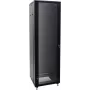 ROADINGER SSC-32 32U plieninė serverinė spinta su stiklinėmis durelėmis, 60x60x161 cm, 150 kg apkrova