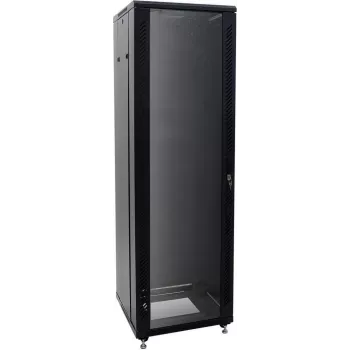 ROADINGER SSC-40 plieninė spintelė su stiklinėmis durelėmis 40U 60x60x197cm, 200kg apkrova