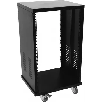 ROADINGER Steel Rack SR-19 24U 19 colių juodas surenkamas stovas, 50 kg apkrova 30103198
