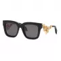 Roberto Cavalli SRC041M520700 Unisex Akiniai - Juodas Rėmas, Pilki Gradientiniai Stiklai 52mm