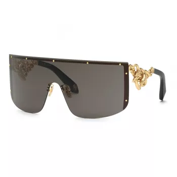 Roberto Cavalli Moteriški Akiniai Nuo Saulės SRC015M990300 Oversized Pilno Rėmelio Plastikas