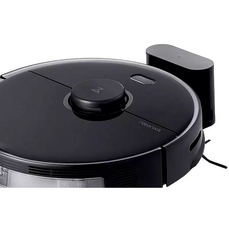 Roborock S5 Max dulkių siurblys robotas - be maišelio - juodas - apvalus - 0.46 L - kilimams ir kietoms grindims