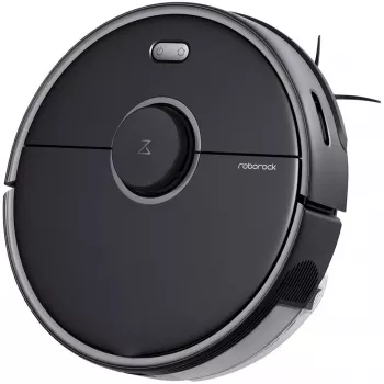 Roborock S5 Max dulkių siurblys robotas - be maišelio - juodas - apvalus - 0.46 L - kilimams ir kietoms grindims