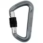 Rock Empire Racer S Screw Gate Carabiner Grey