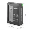 ROCKBROS Priekinis Dviračio Žibintas 260 lm su USB-C į USB-A Laidu - Juodas