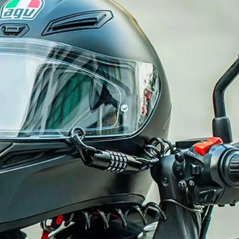 ROCKBROS T609 Dviračio spyna su 1,5 m kombinaciniu kabeliu - Juoda