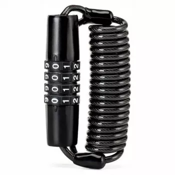 ROCKBROS T609 Dviračio spyna su 1,5 m kombinaciniu kabeliu - Juoda