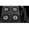 Rockstable 19 inch Cooling Element - Fan Tray - Built-in Fan - Steel - Black - 1 Piece - 2,92 kg (RS19-FT68)