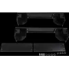 Rockstable 19 colių riedėjimo postamentas - juodas - SPCC plienas - 600x600 mm - RS19-PH6610