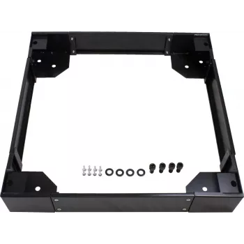 Rockstable 19 colių riedėjimo postamentas - juodas - SPCC plienas - 600x600 mm - RS19-PH6610