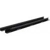 Rockstable 19 L-Support Rails for 1200mm Depth - Rack Rail Set - Black - Steel - 48,3 cm (19 Inch) - 35 mm - 950 mm