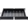Rockstable 1U 19 Colių Ištraukiama Lentyna - SPCC Plienas - Juoda - 1 Vnt - 3,45 kg (RS19-UH66)