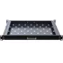 Rockstable 1U 19 Colių Ištraukiama Lentyna - SPCC Plienas - Juoda - 1 Vnt - 3,45 kg (RS19-UH66)