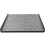 Rockstable 1U 19 colių fiksuota serverinės spintos lentyna, 690 mm gylio, plieninė, juoda, 50 kg apkrovos talpa (RS19-FH69)