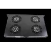 Rockstable 1U 19 colių vėdinimo elementas – aušinimo ventiliatorius – įmontuotas ventiliatorius – 440 m³/h – plienas – juodas – 1 vnt. (RS19-FT1U4)