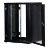 Rockstable 22U 19 colių serverio spinta su tinklinėmis durelėmis – laisvai pastatomas stovas – 22U – 800 kg keliamoji galia – užrakinamos durelės – montavimo bėgeliai – reguliuojamos kojelės (RS19-8822PP)