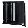 Rockstable 22U 19 colių serverio spinta su tinklinėmis durelėmis – laisvai pastatomas stovas – 22U – 800 kg keliamoji galia – užrakinamos durelės – montavimo bėgeliai – reguliuojamos kojelės (RS19-8822PP)