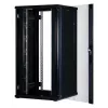 Rockstable 32 HE 19 colių serverio spinta su stiklinėmis durimis - Laisvai pastatomas stovas - 32U - 800 kg - Užrakinama spyna - Montavimo bėgeliai - Reguliuojamos kojelės (RS19-8832)