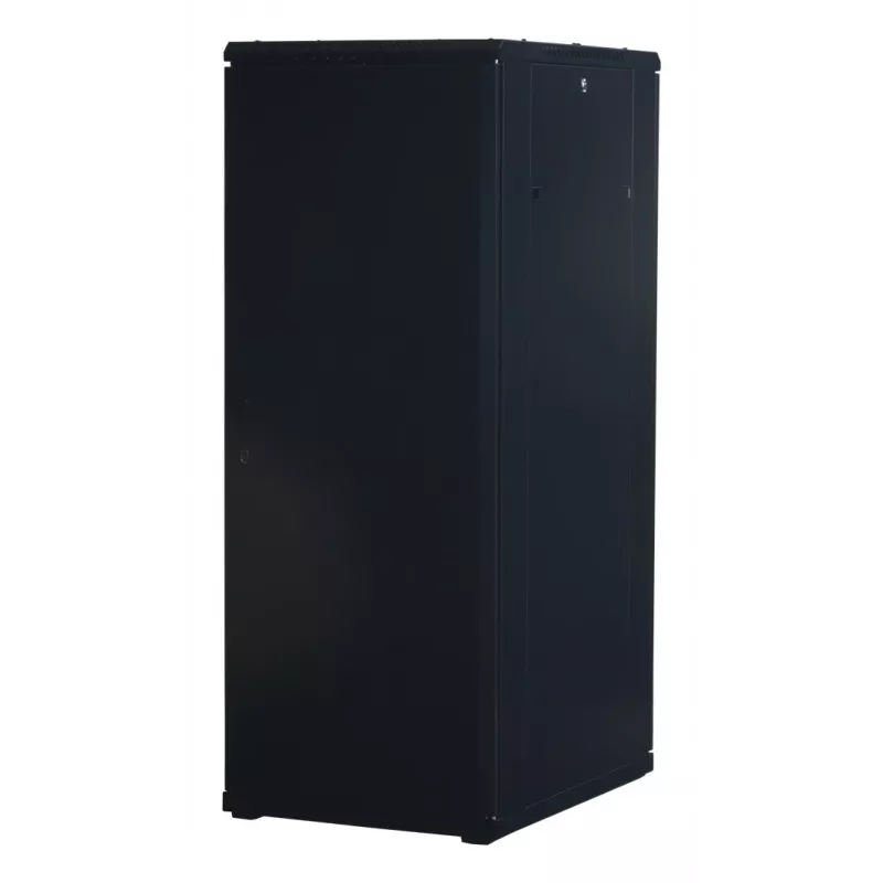 Rockstable 32U 19 colių serverio stovas su stiklinėmis durimis - laisvai pastatomas rėmas - 32U - 800 kg - užrakinamas spyna - montavimo bėgeliai - reguliuojamos kojelės (RS19-6832)