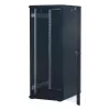 Rockstable 32U 19 colių serverio stovas su stiklinėmis durimis - laisvai pastatomas rėmas - 32U - 800 kg - užrakinamas spyna - montavimo bėgeliai - reguliuojamos kojelės (RS19-6832)