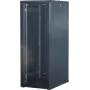 Rockstable 32U 19 colių serverio stovas su stiklinėmis durimis - laisvai pastatomas rėmas - 32U - 800 kg - užrakinamas spyna - montavimo bėgeliai - reguliuojamos kojelės (RS19-6832)