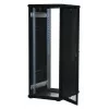 Rockstable 32U 19 inch serverio stovas su tinklinėmis durelėmis - laisvai pastatomas rėmas - 32U - 800 kg - spyna - tvirtinimo bėgeliai - reguliuojamos kojelės (RS19-6832PP)