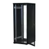 Rockstable 32U 19 inch serverio stovas su tinklinėmis durelėmis - laisvai pastatomas rėmas - 32U - 800 kg - spyna - tvirtinimo bėgeliai - reguliuojamos kojelės (RS19-6832PP)