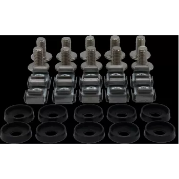 Rockstable M6 Phillips varžtų rinkinys tvirtinimui į stelažą – sidabriniai – 10 vnt. (RS19-M611)