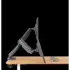 Rockstable RS-MM011B Profesionalus Dvigubo Monitoriaus Stalo Laikiklis - Spaustuvas/Varžtas - 16 kg - 15-32 colių - 100x100 mm - Juodas