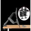 Rockstable RS-MM011B Profesionalus Dvigubo Monitoriaus Stalo Laikiklis - Spaustuvas/Varžtas - 16 kg - 15-32 colių - 100x100 mm - Juodas