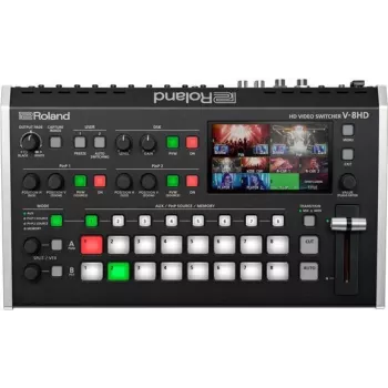 Roland V-8HD 8 kanalų HDMI vaizdo perjungiklis su garso pultu - juodas 420961A38