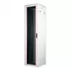 ROLINE 19-Inch Network Cabinet Pro 47 HE, 600x600 WxD Glass Door Grey