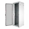 ROLINE 19 colių tinklo spinta Pro 47U, 800x800 mm, stiklinės durys, pilka