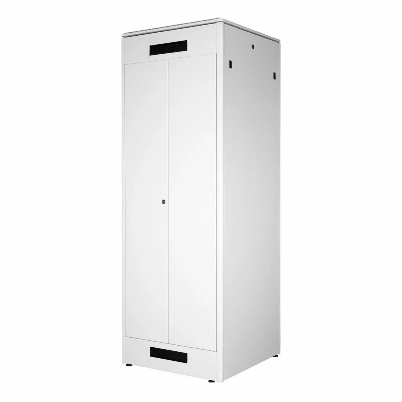 ROLINE 19 colių tinklo spinta Pro 47U, 800x800 mm, stiklinės durys, pilka