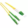 ROLINE OS2 vienspiegio dvigubas optinis pataisymo kabelis, LSH/APC į LC/APC, 9/125µm, LSOH, geltonas, 2m