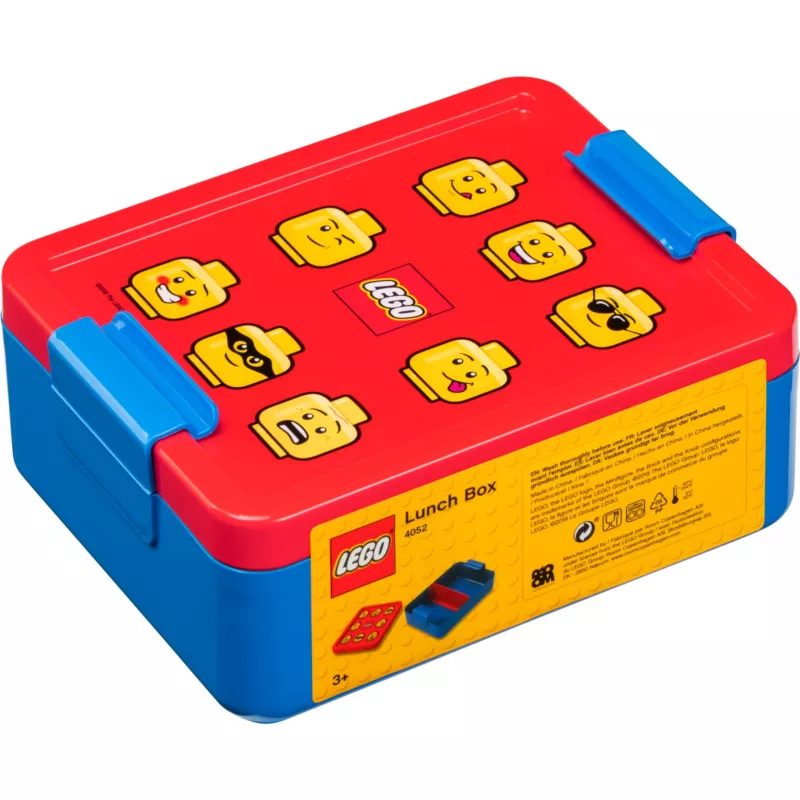 ROOM COPENHAGEN LEGO pietų dėžutė Iconic Classic raudona/mėlyna 1,2 l