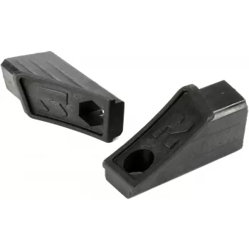 Root Industries Deck Rear Plugs - Juodos nailoninės stunto paspirtuko denio galinės užpildų pora