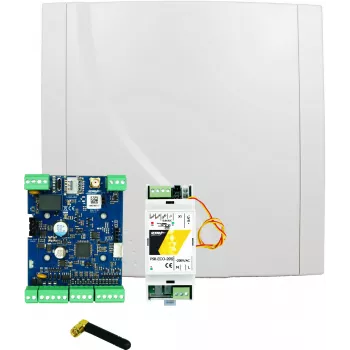 ROPAM Basic4G-SET: LTE 4G GSM modulio rinkinys su paviršinio montavimo korpusu, maitinimo šaltiniu ir antena